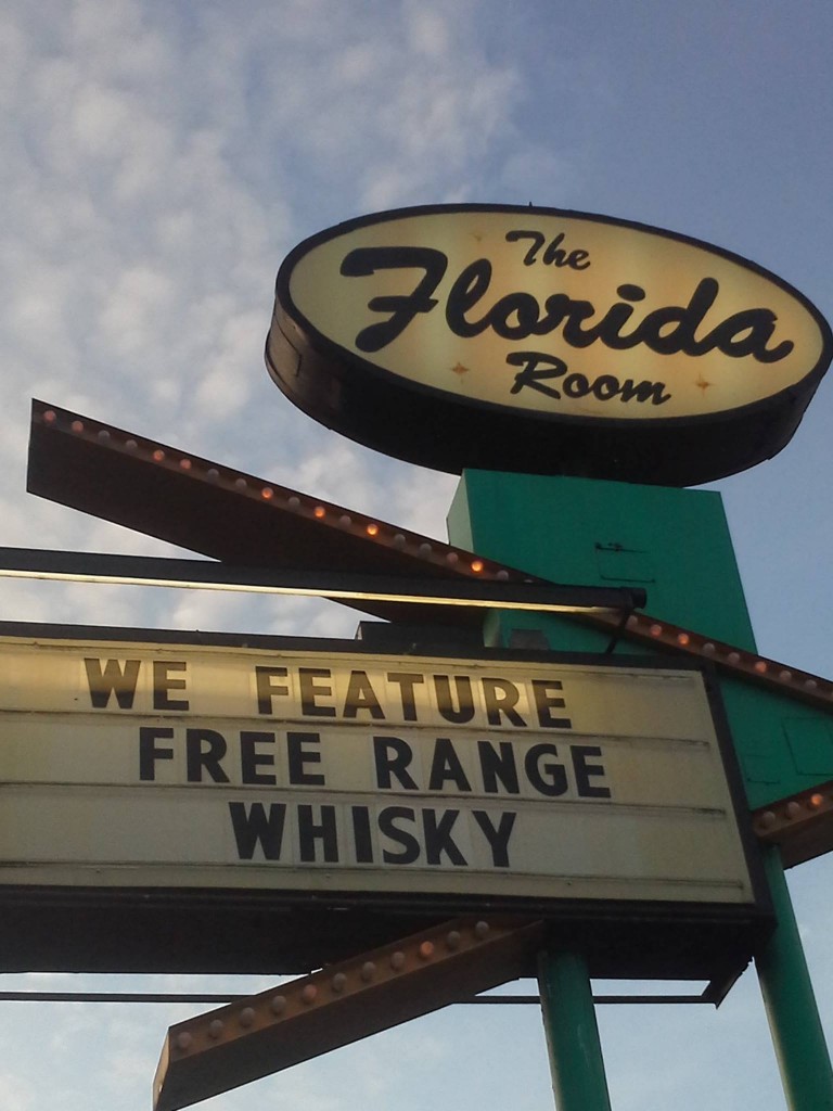 Free Range Whiskey at The Florida Room.Photograph by Kurt Weber.