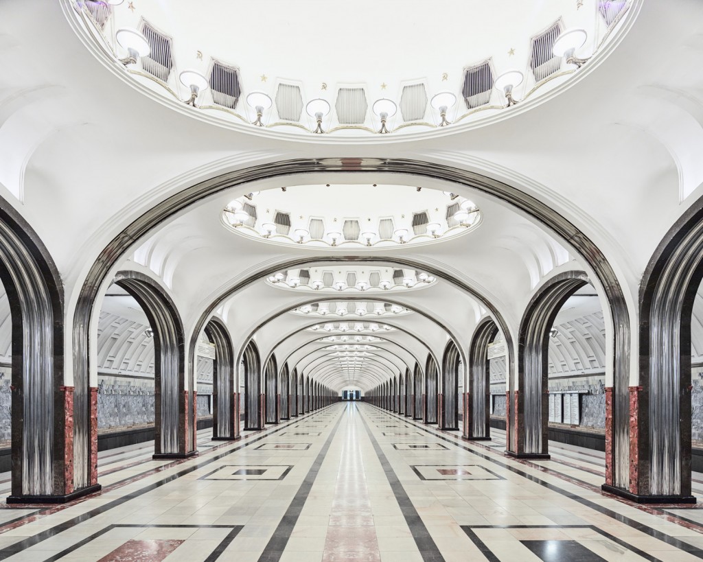 David Brdeny Maykovskaya Metro Train Station Russia 2015